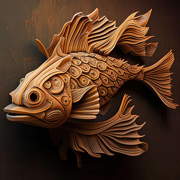 3D model Skygaser fish (STL)